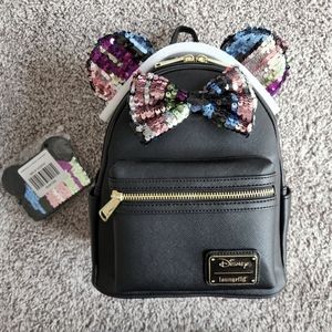 Disney Loungefly Backpack & Cardholder